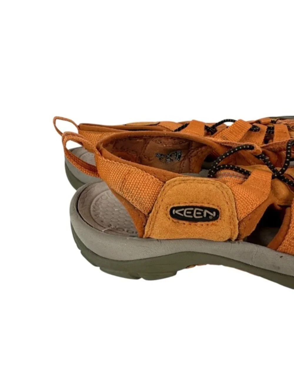 KEEN Newport H2 Hybrid Water Hiking Closed Toe Sandals Orange Women's 8